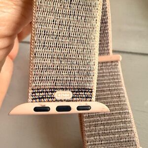 Nike Woven Nylon Smartwatch Band - Beige and Black